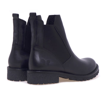 Felmini Chelsea-Stiefel aus Leder mit Vintage-Effekt und Gummisohle - 3