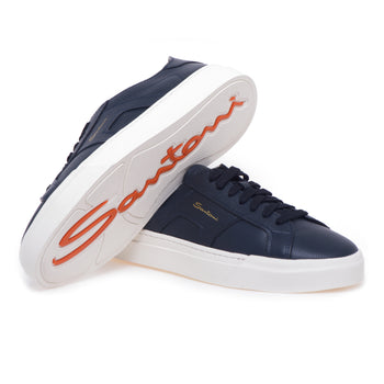 Sneaker Santoni DBS in pelle martellata sfoderata - 4