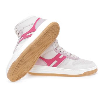 Sneaker Hogan H630 basket in pelle e camoscio - 4