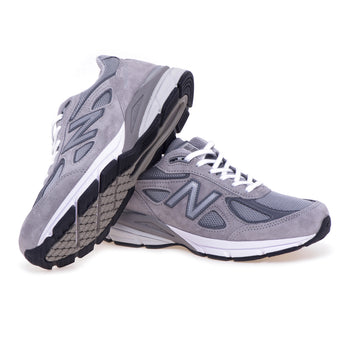 Sneaker New Balance 990 v4 in camoscio e tessuto - 4