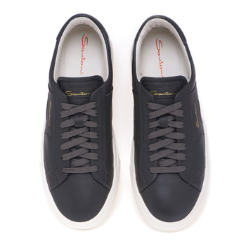 Santoni DBS-Sneaker aus Leder - 5