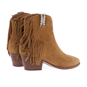 ASH Texan-Stiefelette aus Wildleder mit Fransen - 3