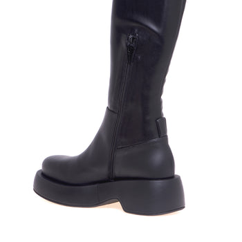 Paloma Barcelò-Stiefel aus Leder mit Stretch-Obermaterial - 4