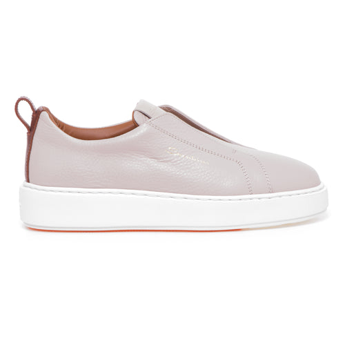 Sneaker Santoni slip-on in pelle martellata - 1