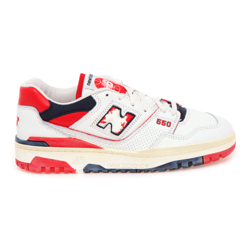 Sneaker New Balance 550 in pelle effetto vintage - 1