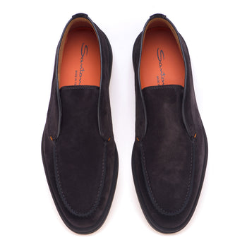 Santoni ankle boots in suede without laces - 5