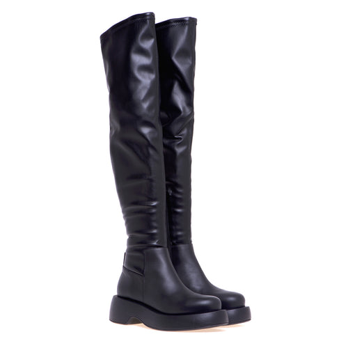 Paloma Barcelò-Stiefel aus Leder mit Stretch-Obermaterial - 2