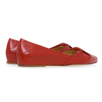 Viola Ricci Schuh aus Leder mit Knoten - 3