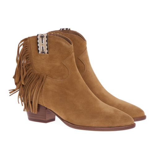ASH Texan-Stiefelette aus Wildleder mit Fransen - 2