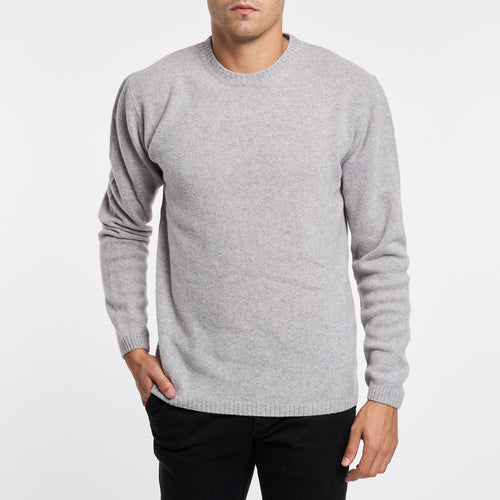 Daniele Fiesoli crew neck sweater in 100% Geelong shaved