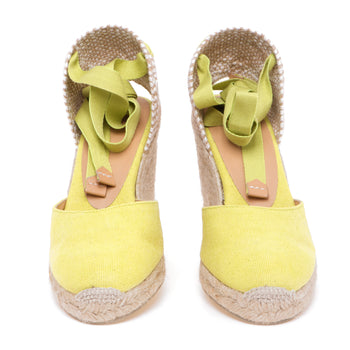 Espadrillas Castaner Carina/8 in canvas con zeppa 90 mm - 5
