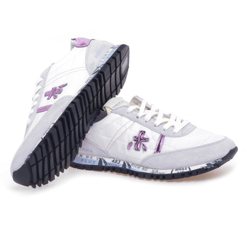 Sneaker Premiata Sean in camoscio e tessuto - 4