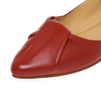 Viola Ricci Schuh aus Leder mit Knoten - 4
