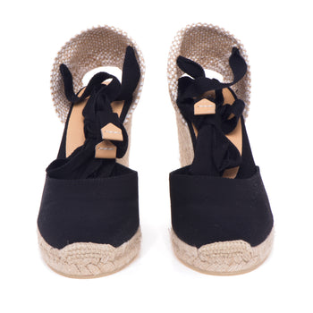Espadrillas Castaner Carina/8 in canvas con zeppa 90 mm - 5