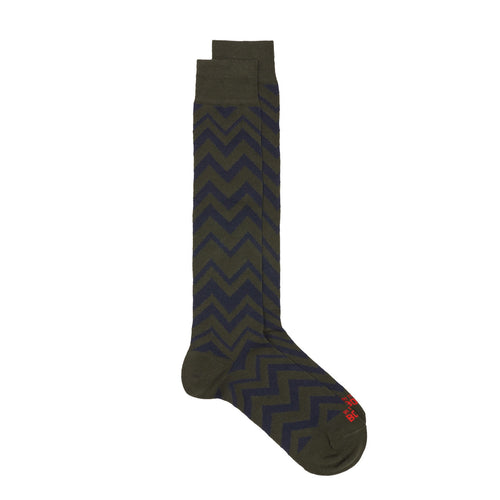 In The Box long socks with Zig Zag pattern