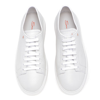 Santoni sneakers in hammered leather - 5