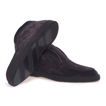 Santoni ankle boots in suede without laces - 4