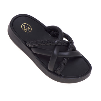 Ciabatta ASH in pelle con fasce incrociate - 4