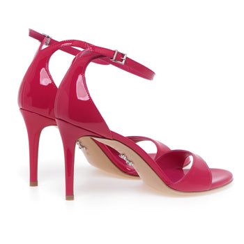 Sergio Levantesi Lackledersandale mit 80 mm Absatz - 3