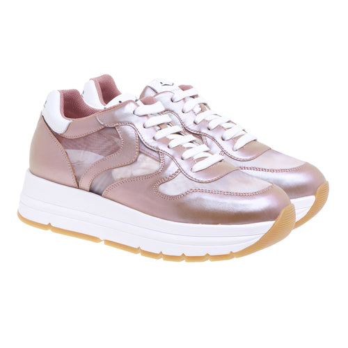 Sneaker Voile Blanche "Maran Mesh" in pelle e tessuto retinato - 2