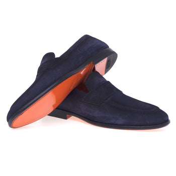 Santoni-Mokassin aus verblasstem Wildleder - 4