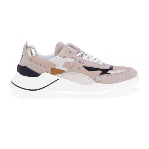 DATE Fuga sneaker in suede and fabric