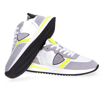 Philippe Model Tropez 2.1 sneaker in suede and fabric - 4