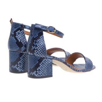 Sandalo Via Roma 15 in pelle stampa pitone - 3