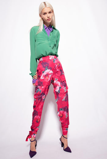 Camicia Pinko misto seta con taschini - 7