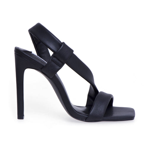 Steve Madden sandal with padded straps and 110 mm heel