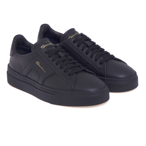 Santoni DBS-Sneaker aus Leder - 2