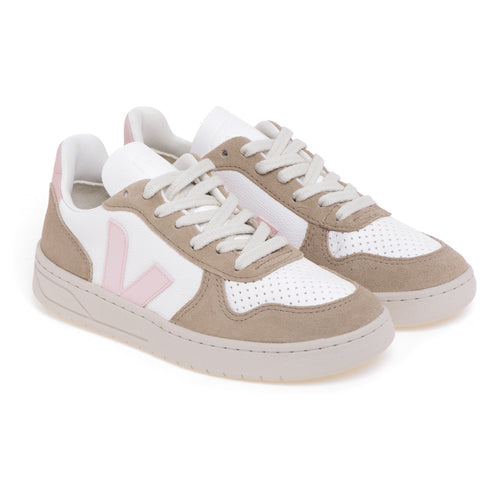 Veja V-10 sneaker in leather and suede - 2