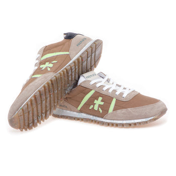 Sneaker Premiata Sean in camoscio e tessuto - 4