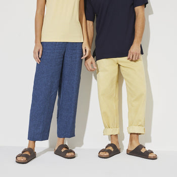 Ciabatta doppia fascia Birkenstock Arizona in pelle oliata - 5