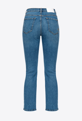 Jeans bootcut cinque tasche Pinko in denim stretch - 5