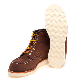 Polacco Red Wing 8836 Classic Moc Toe Chocolate Muleskinner - 4