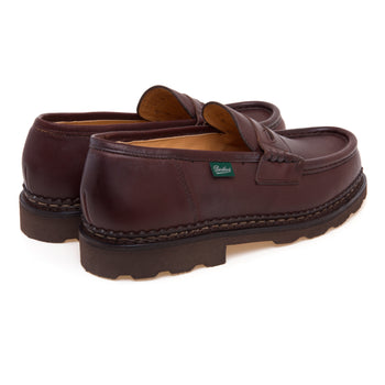 Mocassino Paraboot "Reims" in pelle oliata con suola in gomma - 3