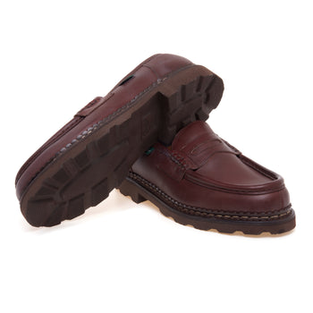 Mocassino Paraboot "Reims" in pelle oliata con suola in gomma - 4