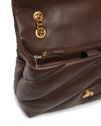 Borsa a spalla Pinko Classic Love Bag Puff Maxi Quilt in pelle - 4