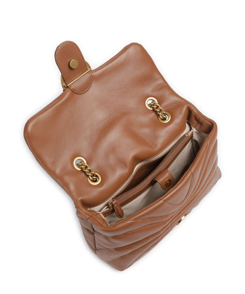 Borsa a tracolla Pinko Love Bag Puff in pelle trapuntata con motivo butterfly - 4