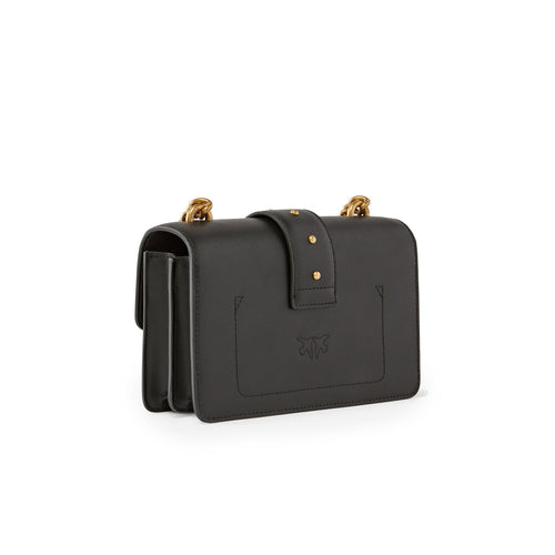 Borsa a spalla Pinko Mini Classic Love One in vitello seta