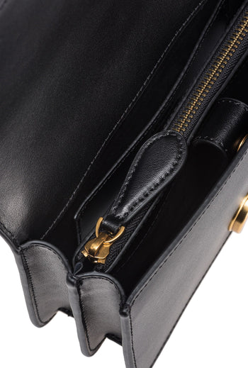 Borsa a spalla Pinko Mini Classic Love One in vitello seta - 5