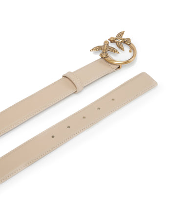 Cintura Pinko in pelle 3 cm. con fibbia Love Birds - 3