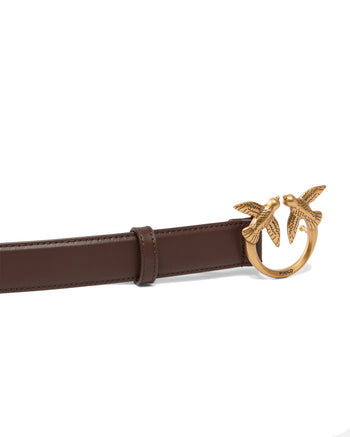 Cintura Pinko in pelle 3 cm. con fibbia Love Birds - 5