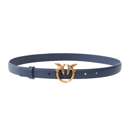 Cintura Pinko 2 cm in pelle con fibbia Love Birds