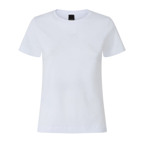 T-Shirt Pinko BUSSOLOTTO con Logo Ricamato - 1