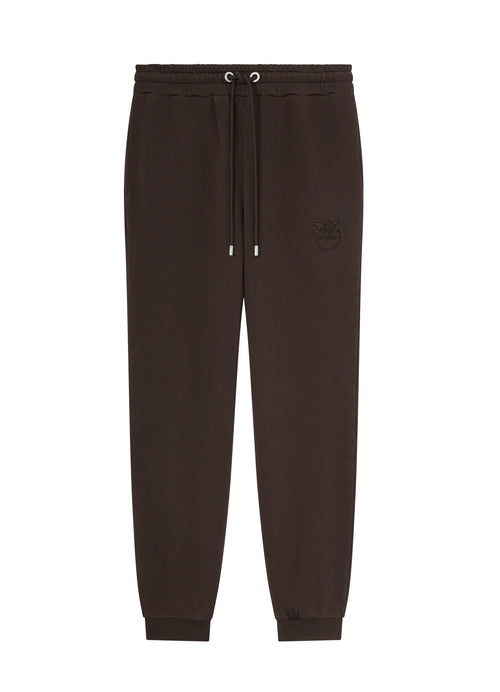 Pantalone joggers sportivo Pinko con ricamo Love Birds