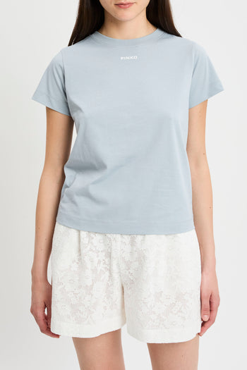 T-shirt Pinko in cotone con logo - 4