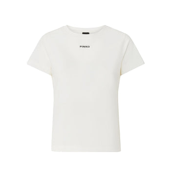 T-shirt Pinko in cotone con logo - 5