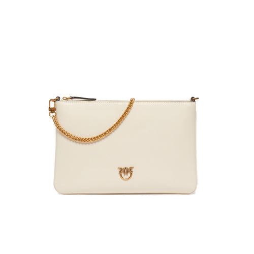 Tracolla Pinko classic flat love bag simply in pelle